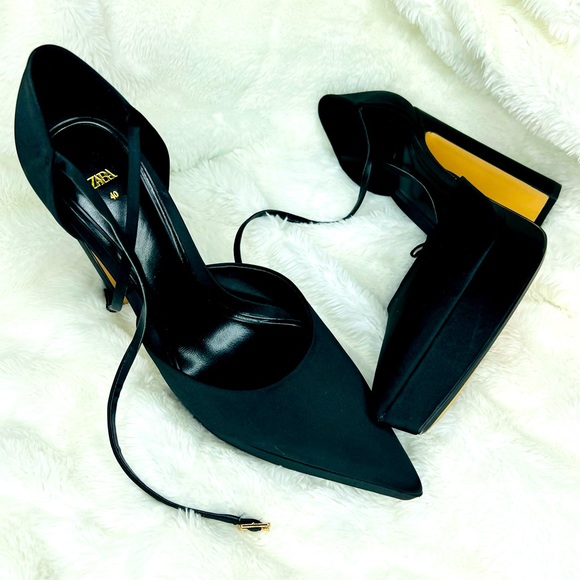 Brand New Zara Platform Heel.Size 40 - Picture 6 of 11